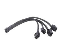 Para tarjeta gráfica RTX40 Series 4 x 8 pines hembra a 12VHPWR PCIE 5.0 16 pines ATX3.0 cable de alimentación de 30 cm, cable de alimentación Pcie