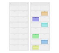 para Tarjetas de Fichas Organizador de Pared con Dieciséis Bolsillos