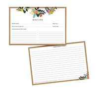 para Tarjetas Recetas Creativas Tarjetas Recetas Cocina Doble Cara Tarjetas Notas Papel Grueso Que No Mancha para Bodas Despedidas Soltera 1 4 X 6 Pulgadas Tarjetas Recetas