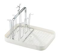 para tazas, para botellas de agua, bonito soporte para tazas de metal con alces, soporte para vasos, botellero, organizador de ahorro de espacio para cocina al aire libre