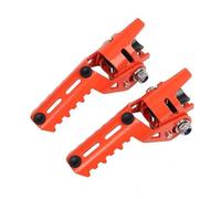 para TDM900 para TDM 850 para TDM850 para TDM 900 Clavijas Pie Carretera Motocicleta Abrazaderas Reposapiés Plegables Diámetro 20 Mm-26 Mm Reposapiés Delanteros(Naranja)
