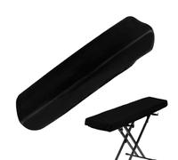 para teclado de piano: protección contra el polvo para teclado de 61 teclas, cubierta completa elástica para lecciones, escenario, sala de conciertos, con tapón de cordón elástico duradero,