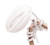 para tejer brazo - s para tejer a mano para Chunky,voluminoso de tubo lavable de algodón Extra suave para manta de tiro de nudo DIY