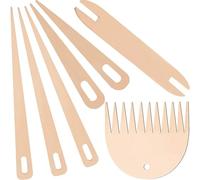 para tejer - Herramienta de tejer de madera, ganchos de ganchillo y agujas de tejer, suministros de manualidades con peines de madera para tejer suéteres, sombreros, bufandas, colgantes de pared