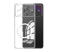 para Teléfono: Compatible con ZTE Blade A36 HD, Magnética Transparente de TPU, Carcasa para ZTE Blade A36, Antigolpes con Anillo Magnético para Blade A36