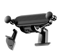 Para Teléfono Para Automóvil: Panel De Marco De Aleación De ABS, Cámara De Montaje De Pantalla Central, Capa De Protección Segura Para La Visión, Módulo Estabilizador De Tablero Compacto | Par