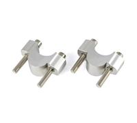 Para Tenere 700 Para XT700Z 2019 - Abrazaderas Elevadores De Manillar Motocicleta De 20 Mm Accesorios Elevados Clip Elevadora Manillar(Silver)