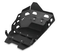 para Tenere 700 T7 para Rally 2019 2020 2021 Cubierta Protectora Motor Protector Chasis Placa Deslizamiento Reposapiés Accesorios Marco Bash Cubierta Protectora Motor(Black)