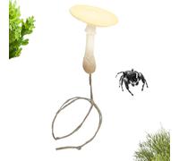 para Terrario De Araña Saltarina,Parque Magnético - Accesorios De Hábitat con Setas Simuladas para Arañas Saltarinas,para Mantis, Escorpión, Ermitaño, Animales Pequeños,