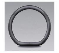 para Tesla 3 para Y para S para X para Roadster Fibra Carbono Antideslizante Cuero Transpirable Protector Volante Coche Protector De Volante Coche(D Embossed Black)
