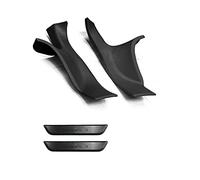 para Tesla Model 3 2020 2022, Parachoques De Umbral Maletero Coche, Cubierta Placa Desgaste Alféizar Puerta Trasero Autoadhesivo(Rear Door 2 Kits)