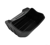 Para Tesla Model 3 Asiento trasero Organizador Caja Air Vent Basura Titular TPE Material Gris (negro)