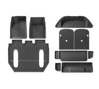 para Tesla Model X 24-22 5 6 7 Asientos Juego Completo Alfombrillas Suelo Fundas Asientos Traseros Alfombrillas Maletero Revestimientos Carga Alfombrilla Maletero(Full Set 6 Seats)