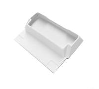 Para Tesla Model Y 2025 Caja de reposabrazos de consola central, contenedor de almacenamiento interior, compartimento medio, organizador de accesorios de plástico (blanco)