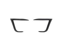 Para Tesla ModelY Juniper 2025 alerón de cuerpo parachoques delantero dividido anticolisión labio luz antiniebla hoja cubierta del parachoques delantero(Wind Blade Matte)