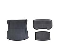 Para Tesla Para Model 3 Para Highland 2024-2026 Esteras Maletero | Revestimientos Carga Alfombrilla Bandeja Maletero Delantera Trasera Alfombra Maletero(3pcs Trunk)