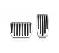 Para Tesla Para Model 3 Y 2017 2018 2019 2020 2021 2022 2023 2024 Pedal de Coche Acelerador Gas Freno Resto Pastillas Cubierta de Tapete(Silver)