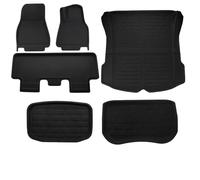 para Tesla para Model 3 Y 2017-2024 Volante Derecho Izquierdo Todo Tipo Clima RHD LHD Revestimientos Piso Impermeables Alfombrillas Maletero Alfombrilla Maletero(RHD 6P)