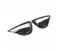Para Tesla Para Model Y 2021-2023 Cubierta Protectora Luz Antiniebla Delantera Decoración ABS Lámpara Viento Alerón Moldura Hoja Auto Kühlergrill