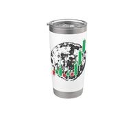 Para The Moon: inversor y comerciante de criptomonedas Crypto Trading Vaso térmico de acero inoxidable de doble pared