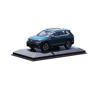 para TIGUAN L 2022 1 43 Aleación Azul SUV Coche Modelo Estático Metal Colección Adornos No Control Remoto Modelos