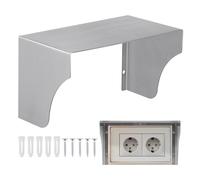 para timbre de puerta, carcasa de acero inoxidable resistente a la lluvia, cubierta impermeable para timbre de puerta, para teclado de carga, controladores de acceso, toma de corriente al aire