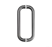 para tirador para cristal Templado Anti-Huellas 275mm para | para acero SUS304, tubo para robusto, anti-óxido, para ideal baños, sauna, piscinas, duradero