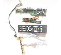 Para TM133XG-02L06/02L07/02L08A panel LCD 1CCFL LVDS 20Pin inversor+control remoto+teclado HDMI VGA AV USB RF T.V53 unidad tarjeta tarjeta kit (TM133XG-02L06)