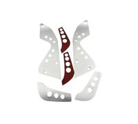 para TMAX500 2008 2009 2010 2011 Placa De Reposapiés Espaciadores De Pedal Izquierdo Y Derecho De Aluminio para Motocicleta Motocicletas Clavijas De Pie Pedales(Silver)