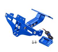 Para TMAX530 TMAX 530 2017 2018 2019 2001-2023 2022 Soporte Para Matrícula Trasera Con Eliminador De Montaje Limpio Trasero Ligero(Azul)