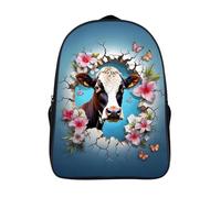 Para Todo El Mundo Informal Grande Mochila 2 Compartimento Grietas Diseño Ergonómico 3D Impresos Mochilas buey Con Compartimentos Mochilas Impresos-16，para Estudiantes Safari De Senderismo