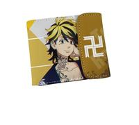 para Tokyo Reven-gers Tarjeteros para Anime, Cartera Delgada Pequeña, Billeteras Piel Sintética de Monedasde, Regalo Cumpleaños para Fanáticos, Pliegues(A5)