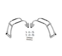 para Touring para Electra para Glide para Road para King 14-21 Alforjas Protectoras Rieles Protectores Alforjas Laterales Traseras Portaequipajes Motocicleta(Chrome)