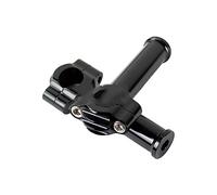 Para Touring Para Softail Para XL883 Para XL1200 Aluminio 1 "Elevador De Manillar Motocicleta 25mm Bar Mount Riser Moto Elevador Manillar(Negro)