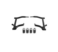 para Touring Road King Electra Glide para Street FLHX FLHTC FLHXS Barra Protección Trasera para Motocicleta Soporte Rieles Alforjas Barra Protección Motor(Chrome)