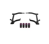 para Touring Road King Electra Glide para Street FLHX FLHTC FLHXS Barra Protección Trasera para Motocicleta Soporte Rieles Alforjas Barra Protección Motor(Purple)