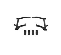 para Touring Road King Electra Glide para Street FLHX FLHTC FLHXS Barra Protección Trasera para Motocicleta Soporte Rieles Alforjas Barra Protección Motor(Black)