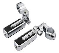 para Touring Road para King Road Glide para Pedales Electra Glide Reposa El Pedal De La Motocicleta 32mm 1 1/4 "Estribo del Motor Reposapiés Motocicleta(K)