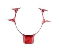 Para Toyota 86/Para Subaru Para BRZ 2017-2022 Cubierta Del Panel Volante Automóvil Pegatina Embellecedora Accesorios Para Automóviles Coche Interior Accesorios(A-Red)