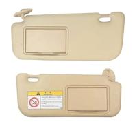 Para Toyota Corolla E160/E170 visera solar con espejo de maquillaje para 2014 2017, número de pieza 74320 02B21 74310 02K91 (gris izquierda)