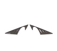 Para Toyota GR Para Supra A90 2019-2022, Fibra De Carbono Real, Espejo Retrovisor Coche, Ventana Lateral, Alerón, Cubierta Triangular Embellecedora(Stainless steel)