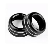 Para Toyota GR86 2021 2022 2023 2024 Perilla Metálica Para Interruptor Salida De Aire Acondicionado De Automóvil(2PCS Inner Black)
