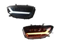 para Toyota Highlander 2009-2011, Faros Delanteros de Coche, Todos mejorados, proyector de Cuatro Lentes, diseño de luz dinámica, Faros Delanteros