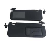 para Toyota Hilux Revo Rocco 2WD 4WD 2015 2016-2022 Parasol para Coche Panel Izquierdo del Conductor Lateral Derecho Pasajero Viseras Parasol(Black 1 Pair)