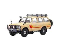 para Toyota Land Cruiser LC60 1:18 Vehículo Todoterreno, Camioneta Coche De Simulación De Aleación Modelo Coleccionable(Beige)
