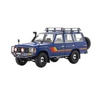 para Toyota Land Cruiser LC60 1:18 Vehículo Todoterreno, Camioneta Coche De Simulación De Aleación Modelo Coleccionable(Azul)