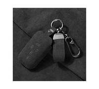 Para Toyota Para Alphard Para PREVIA Para Voxy Para Noah Para Esquire Para Vellfire Para Harrier Funda De Gamuza Para Llave 5 Botones Accesorios.(Black-lanyard strap)