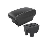 Para Toyota Para Aqua Reposabrazos Compartimento Central Coche Caja Almacenamiento Modificación Interior Dedicada Accesorios Coche Consola Reposabrazos(A3 Black white NOUSB)