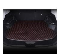 para Toyota para Avalon para Avanza 7Asiento para Auris para Aqua para Crown Esteras Maletero Coche Cuero PU Accesorios Interiores Alfombrilla para Maletero(Black Red,Type E)