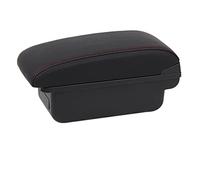 Para Toyota Para Aygo X Caja De Reposabrazos Caja De Reposabrazos De Coche Modificación Interna Cenicero De Carga USB Accesorios De Coche(B1-black red no usb)